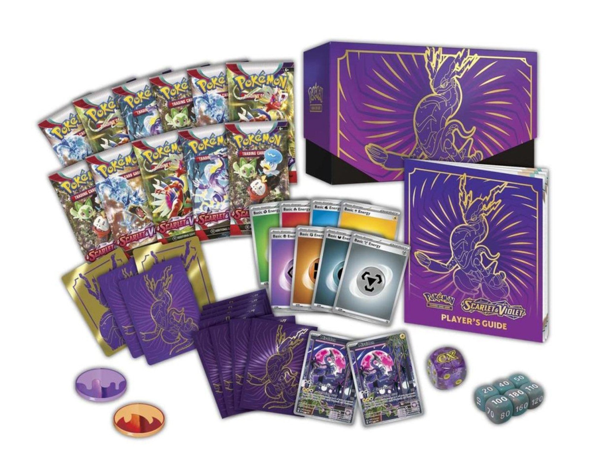 Pokemon Scarlet & Violet Elite Trainer Box Purple (Miraidon)