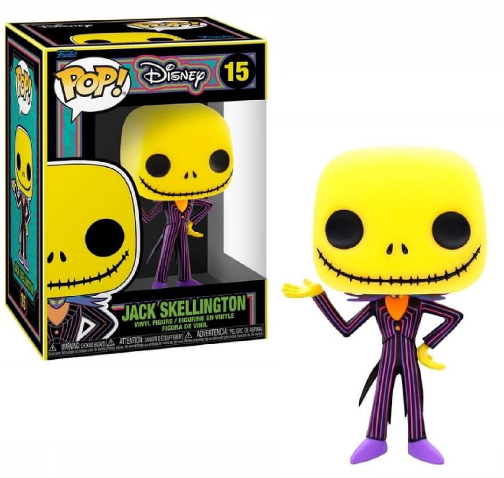 POP 15 Disney Jack Skellington Blacklight