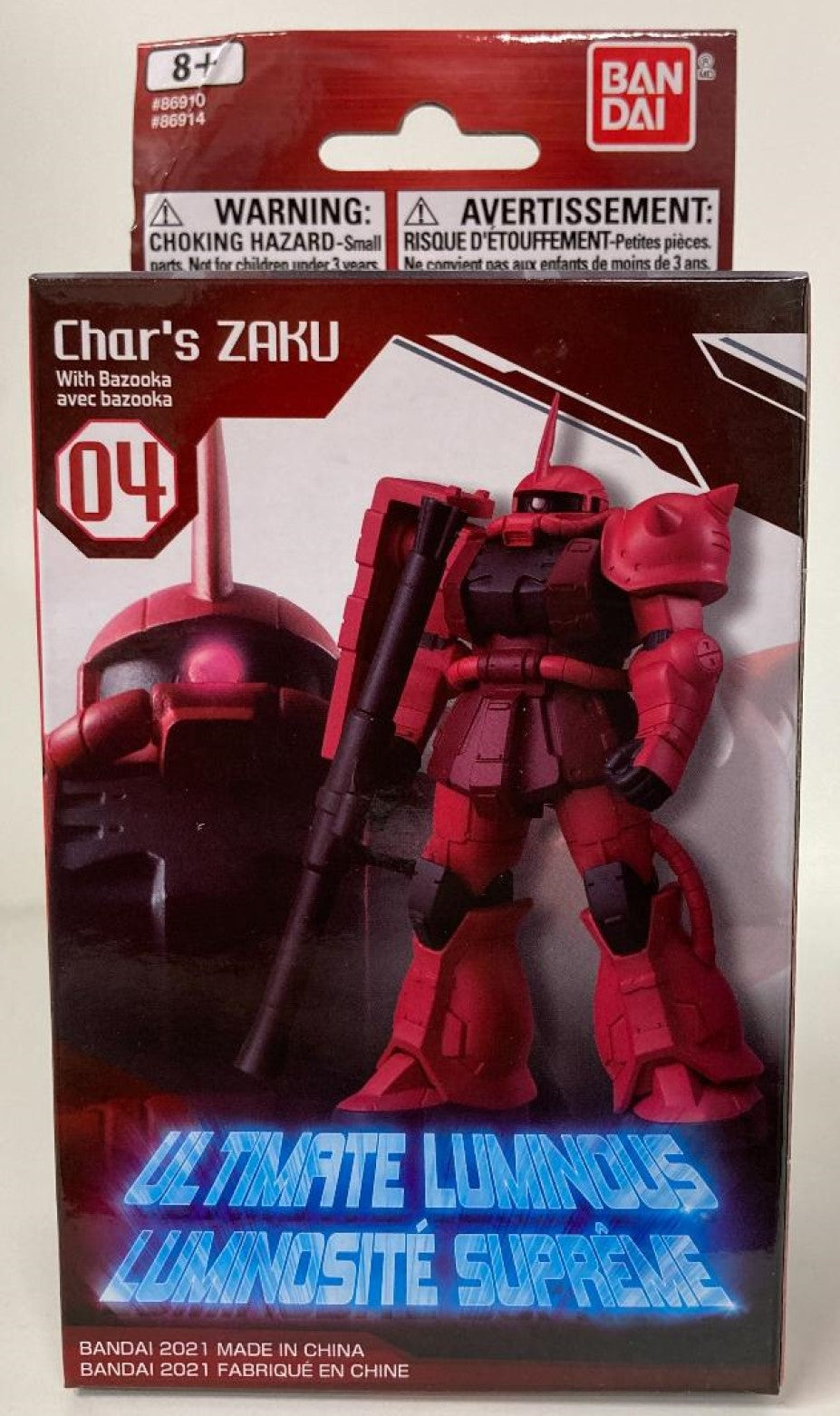 Gundam Char's Zaku With Bazooka Ultimate Luminous - The Comic Warehouse