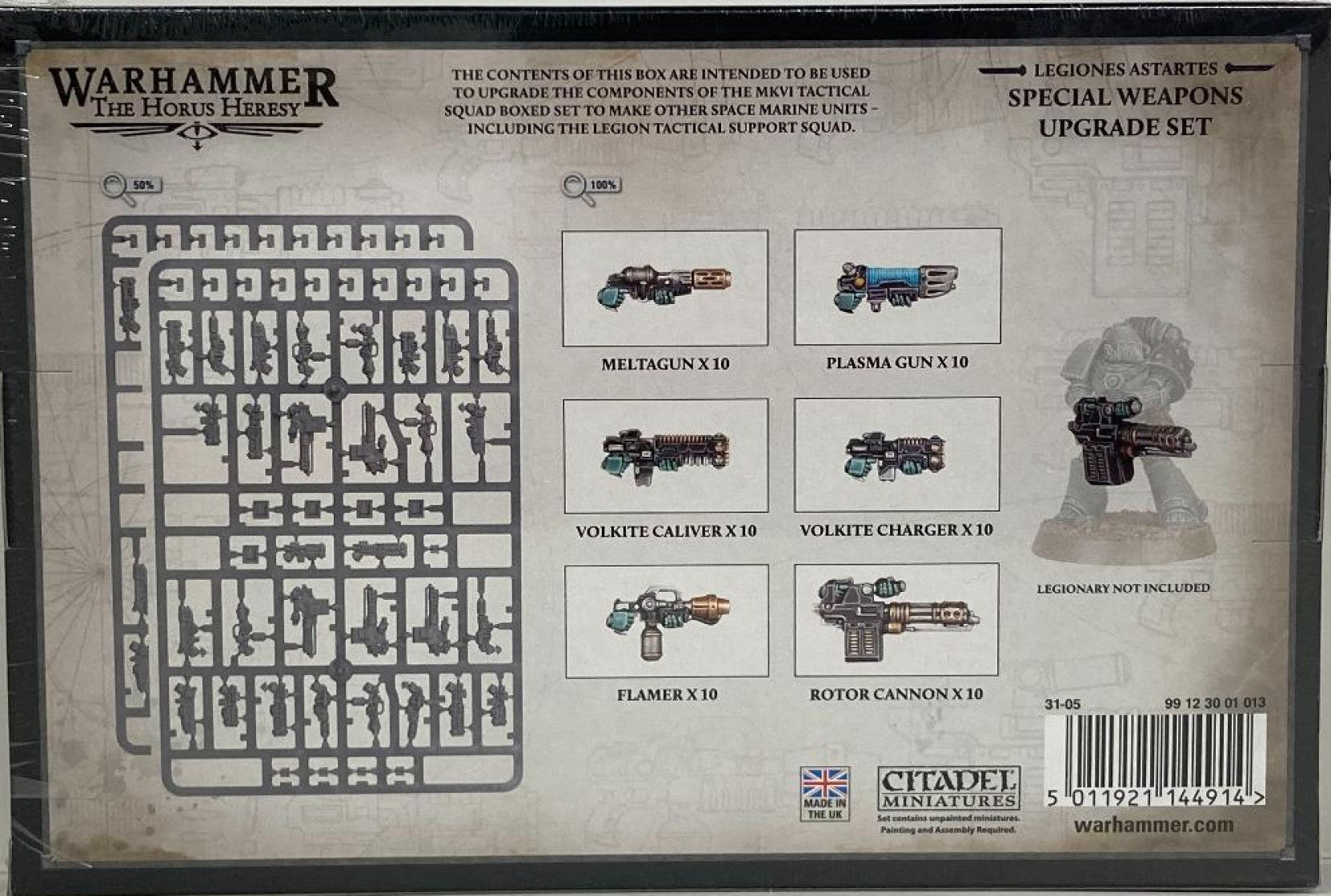 Warhammer The Horus Heresy Legiones Astartes Special Weapons Upgrade Set