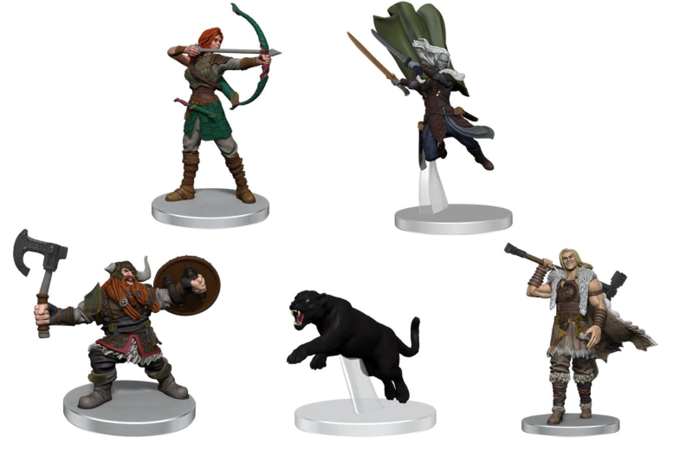 D&D Adventures In The Forgotten Realms : Companions Of The Hall Starter Prepainted Plastic Figure - The Comic Warehouse