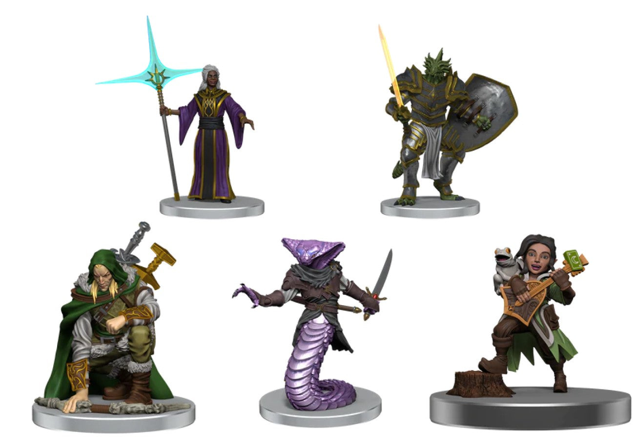 D&D Adventures In The Forgotten Realms : Adventuring Party Starter Prepainted Plastic Figure - The Comic Warehouse