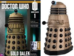 Gold Dalek Eaglemoss Doctor Who Figurine Collection Bonus Dalek #1