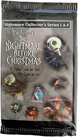 The Nightmare Before Christmas Trading Cards Collector's Series 1 A-F Pack - The Comic Warehouse