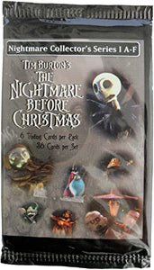 The Nightmare Before Christmas Trading Cards Collector's Series 1 A-F Pack - The Comic Warehouse