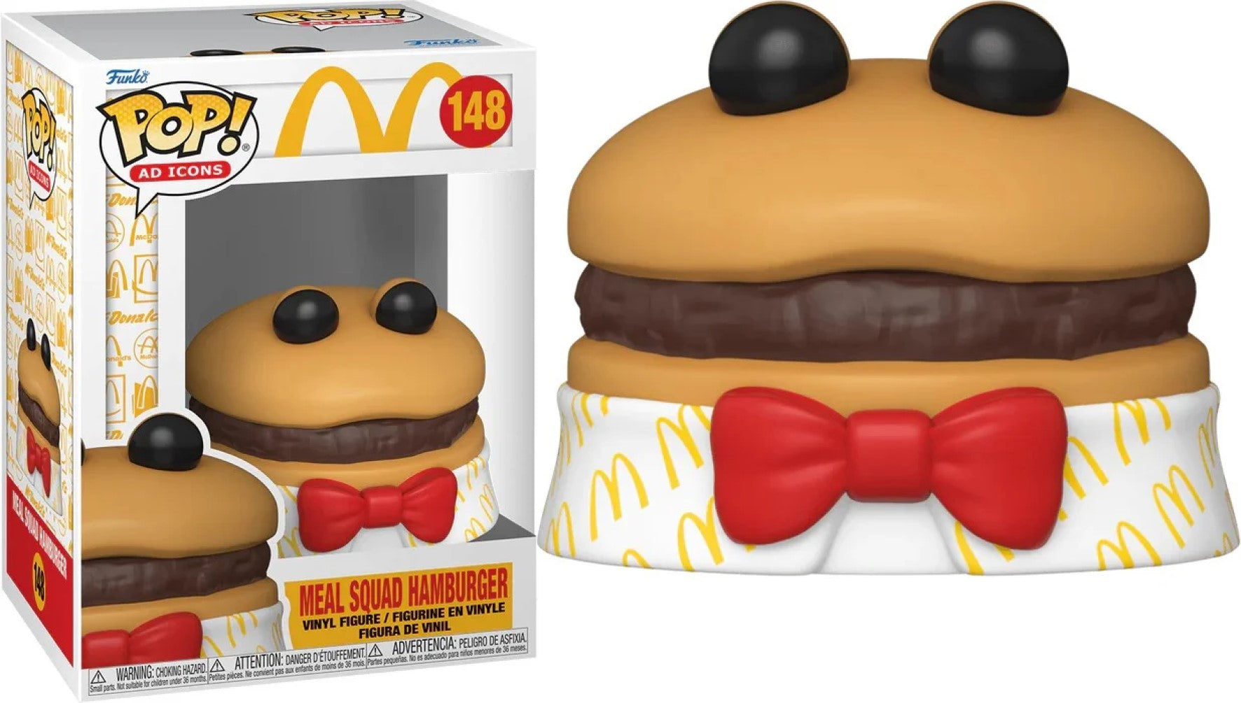 POP148  Ad Icons Meal Squad Hamburger