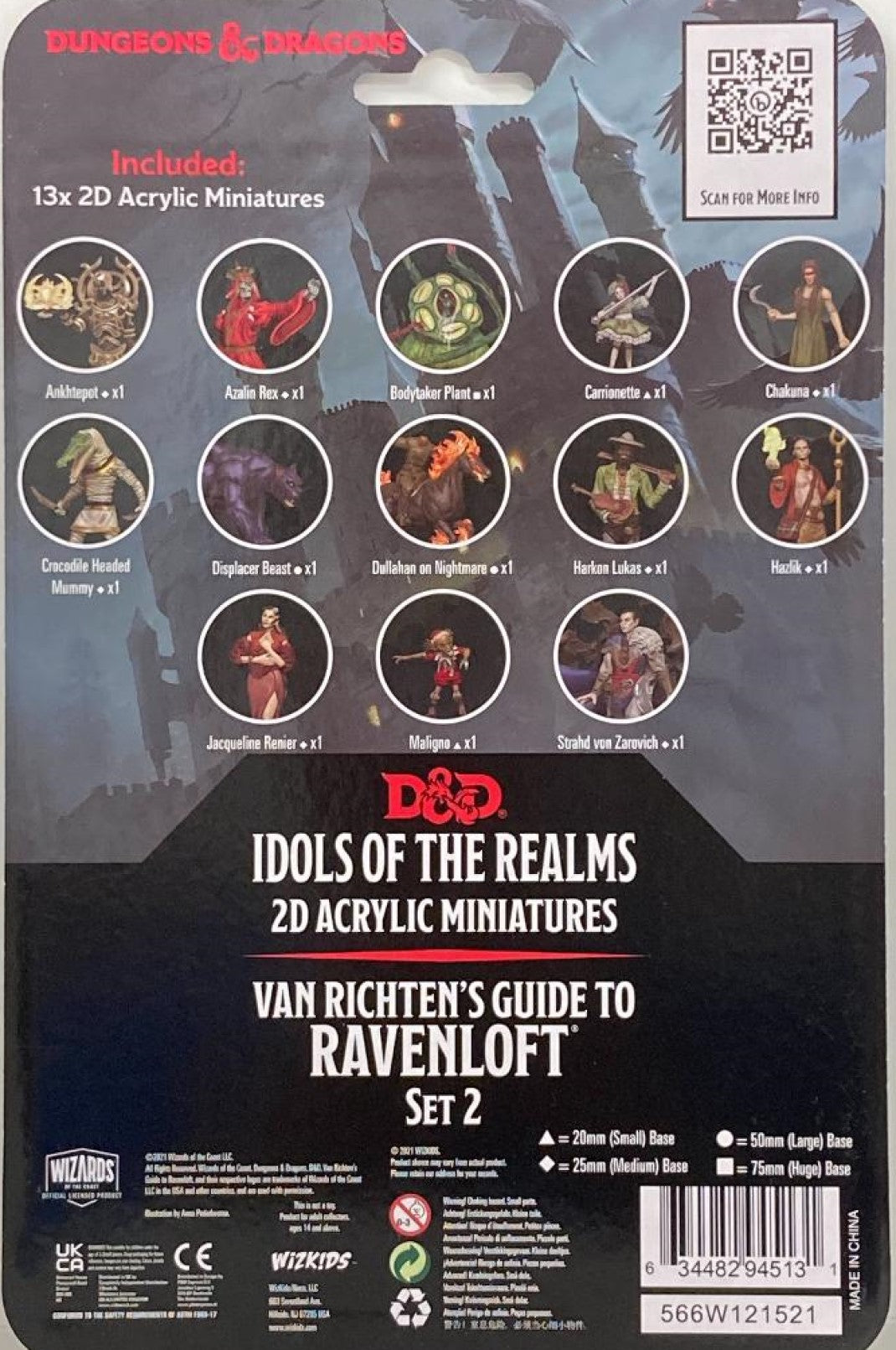 D&D Idols of the Realms Van Richten's Guide To Ravenloft Set 2