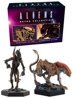 The Alien And Predator Figurine Collection Retro Panther & Scorpion Alien - The Comic Warehouse