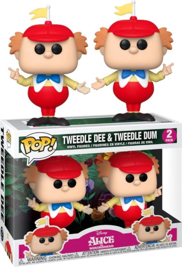 POP Disney 2 Pack Tweedle Dee & Tweedle Dum