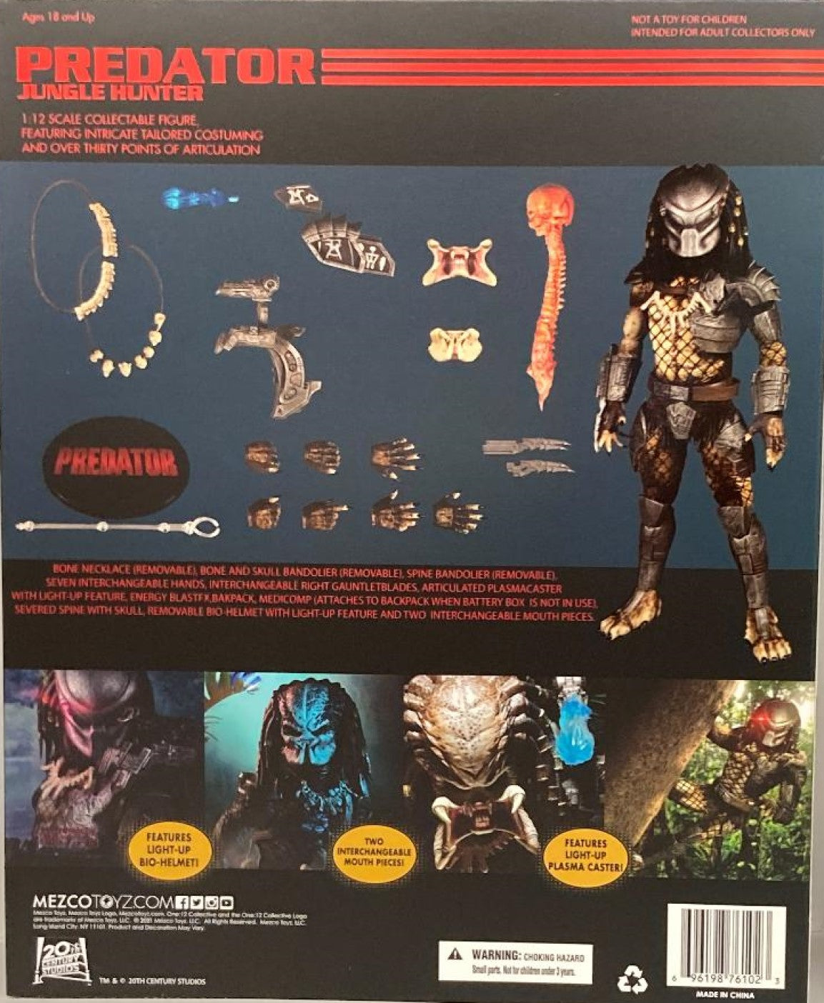 Jungle Hunter Predator 1:12 Collection Mezco