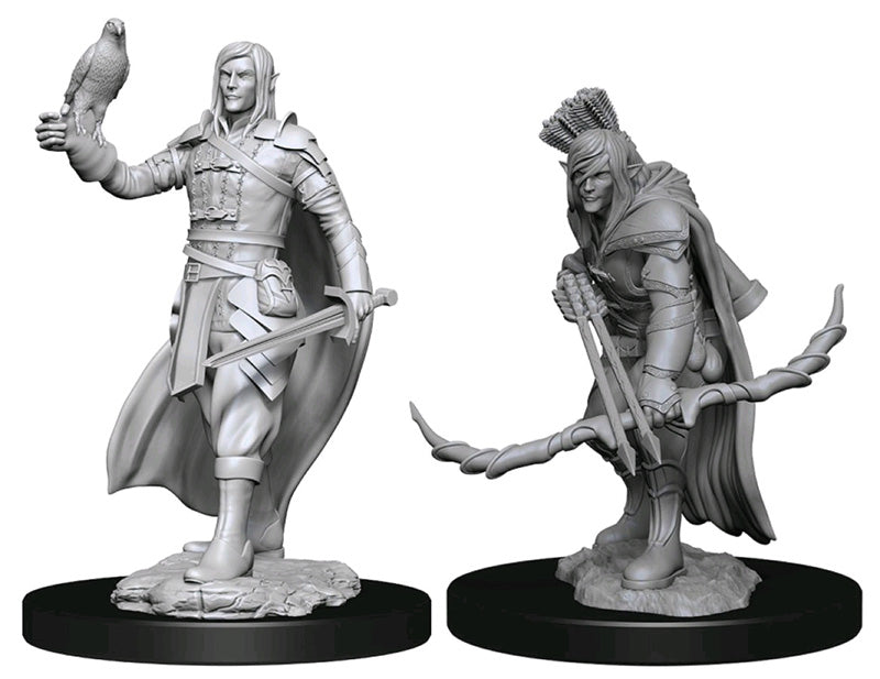 D&D Male Elf Ranger Unpainted Miniatures - The Comic Warehous