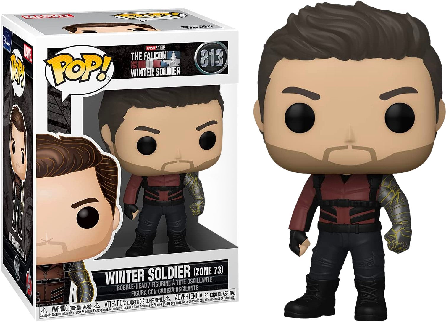 POP Marvel 813  Winter Soldier (Zone 73) - The Comic Warehouse