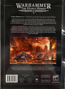 Warhammer The Horus Heresy Liber Hereticus Traitor Legiones Astartes Army Book