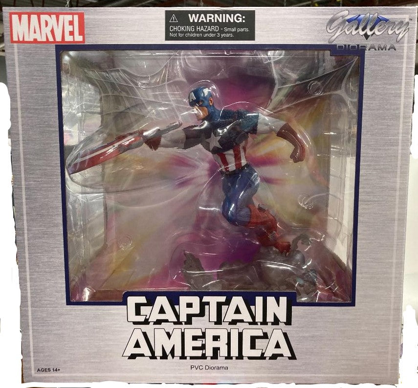Captain America Pvc Gallery Figure - The Comic Warehouse