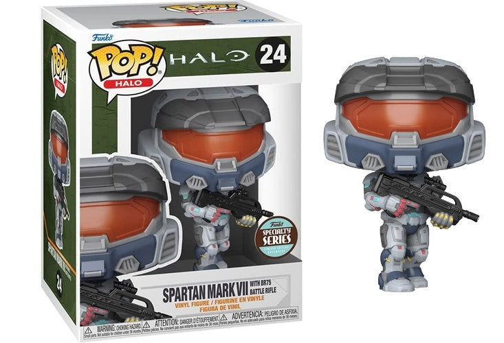 POP 24 Halo Spartan Mark VII With BR75 Battle Rifle - The Comic Warehouse