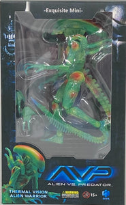 Hiya toys Exquisite Mini AVP Thermal Vision Alien Warrior - The Comic Warehouse