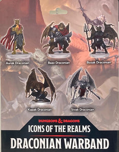 D&D Icons of The Realms Draconian Warband