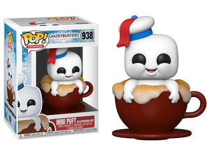 POP 938 Movies Mini Puft In Cappuccino Cup Ghostbusters Afterlife - The Comic Warehouse