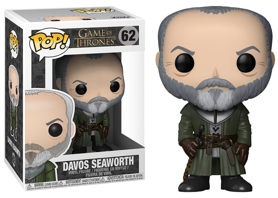 POP 62 Game Of Thrones Davos Seaworth - The Comic Warehouse