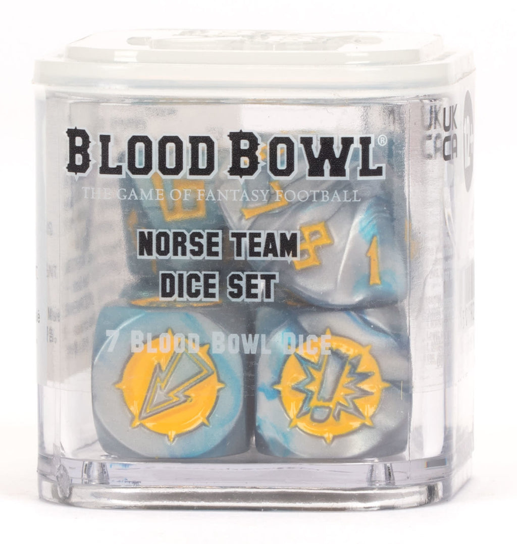 Warhammer Blood Bowl Norsca Rampagers Blood Bowl Dice Set - The Comic Warehouse