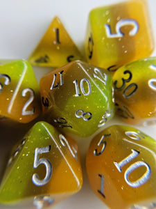 Elemental Desert Resin 7 Dice Set - Comic Warehouse