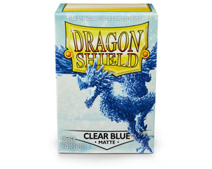 Dragon Shield Matte Clear Blue - The Comic Warehouse