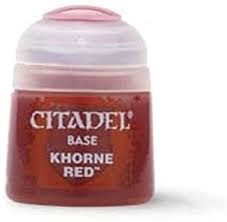 Warhammer Citadel Paint: BASE Khorne Red