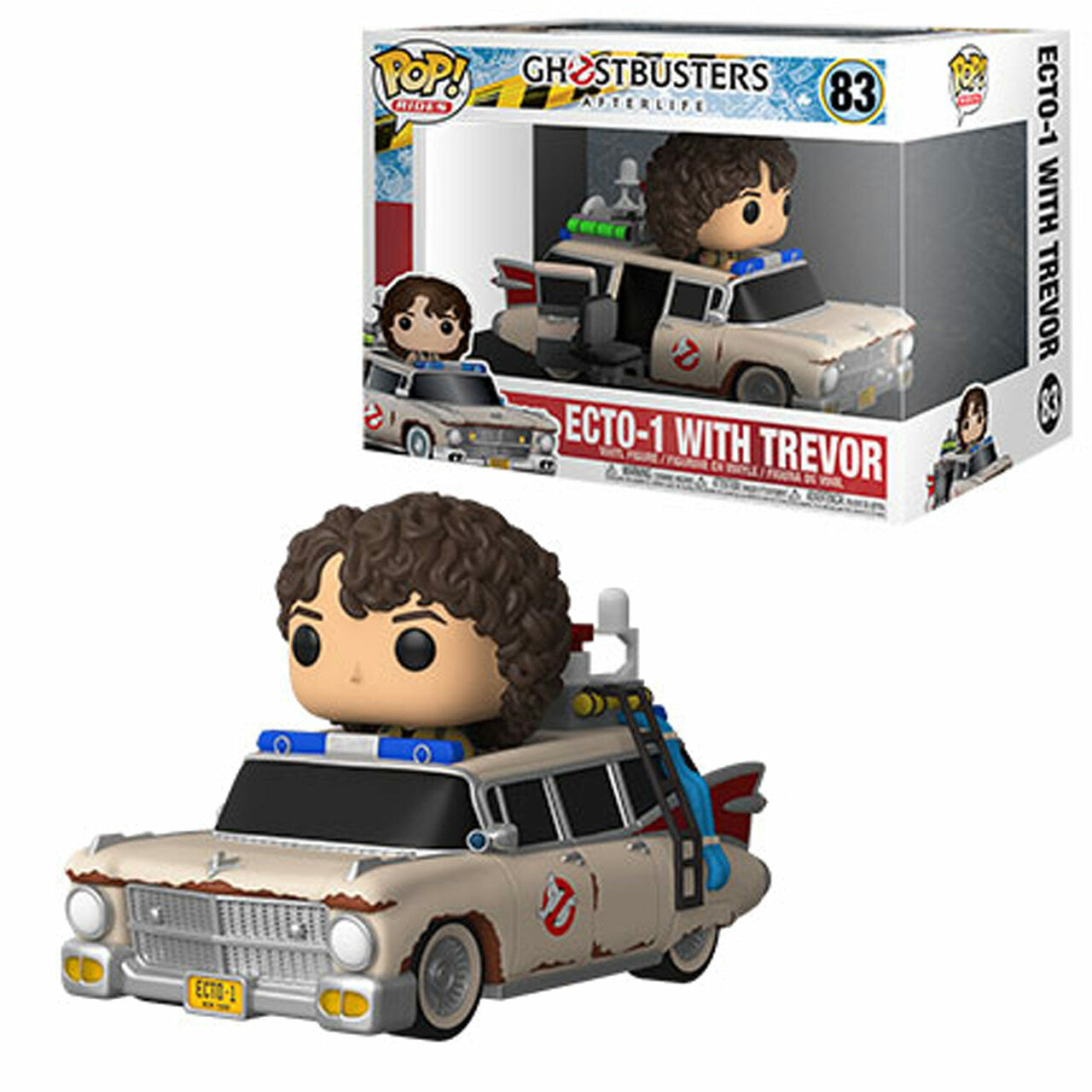 POP 83 Rides Ecto-1 With Trevor Ghostbusters Afterlife