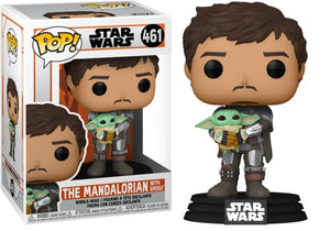 POP 461 Star Wars The Mandalorian With Grogu  - The Comic Warehouse