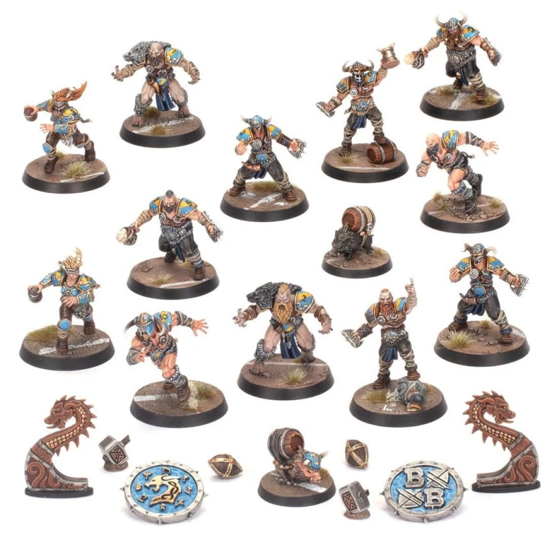 Warhammer Blood Bowl Norsca Rampagers Blood Bowl Team - The Comic Warehouse