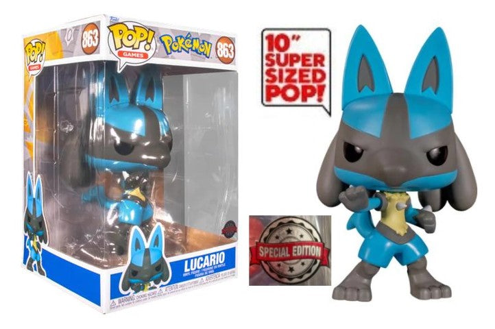 POP 863 Games Lucario 10" - The Comic Warehouse