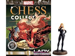 Lady Mastermind Eaglemoss Marvel Chess Collection #63 Black Pawn