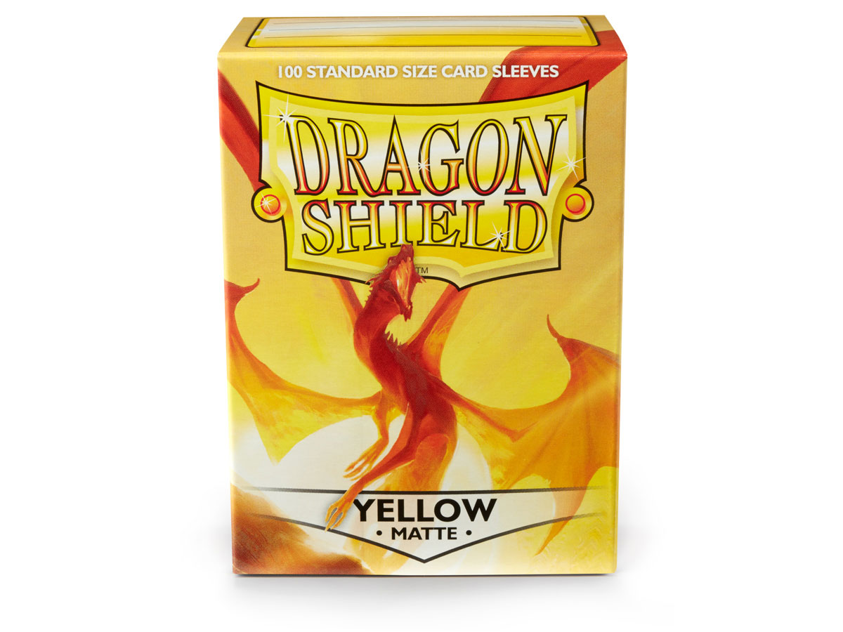 Dragon Shield Matte Yellow - The Comic Warehouse