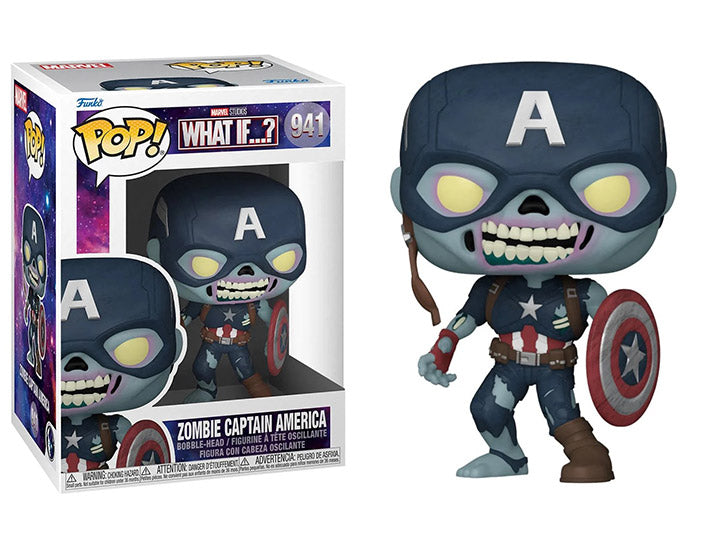 POP 941 Marvel Zombie Captain America - The Comic Warehouse