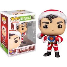 POP 353 Heroes Superman In Holiday Sweater