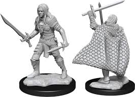 Pathfinder Battles Male Elf Fighter Unpainted Miniatures