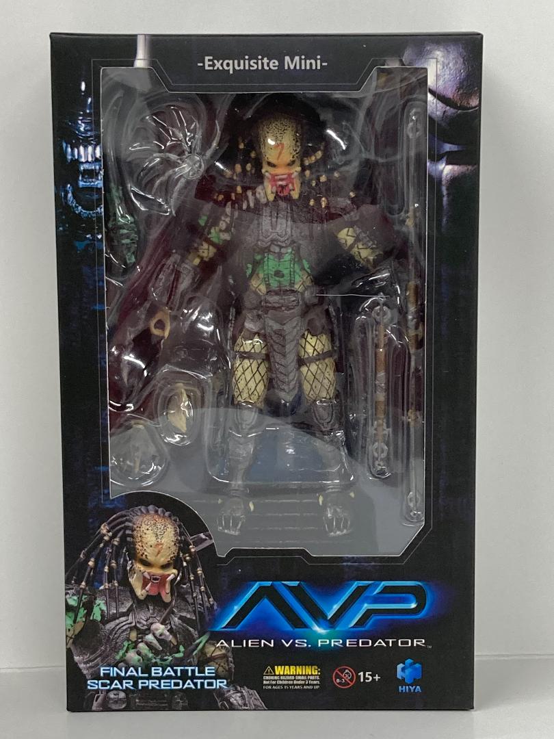 Hiya Toys Exquisite Mini AVP Final Battle Scar Predator - The Comic Warehouse