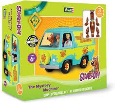 The Mystery Machine Scooby Doo 1 Snap Together Model Kit with 3 figures