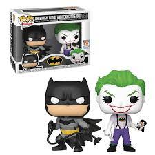 POP Heroes White Knight Batman & white Knight Joker 2 pack Px Exclusive