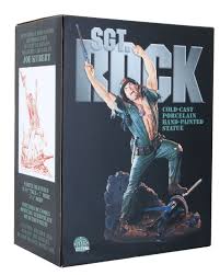 Sgt. Rock: Dc Direct Cold Cast Porcelain Hand Painted Limited Edition (with print) - Comic Warehouse