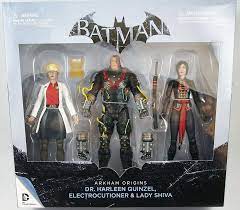 Dr. Harleen Quinzel, Electrocutioner, Lady Shiva DC Collectibles - Batman: Arkham Origins - The Comic Warehouse