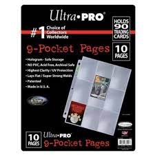 9 Pocket Pages Ultra Pro - The Comic Warehouse