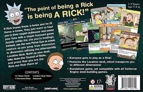 Rick and Morty Deck Building Game Close Rick-Counters of the Rick Kind