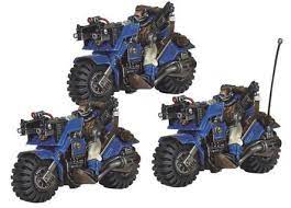 Warhammer 40k Space Marine Scout Bike Squad - The Comic Warehouse