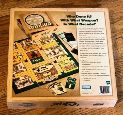 Clue Detective Game Parker Brothers Nostalgia