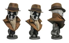 Rorschach Dc Watchmen 1/2 scale Legends in 3D resin bust - The Comic Warehouse