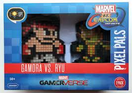 Gamora Vs. Ryu Pixel Pals Two Pack