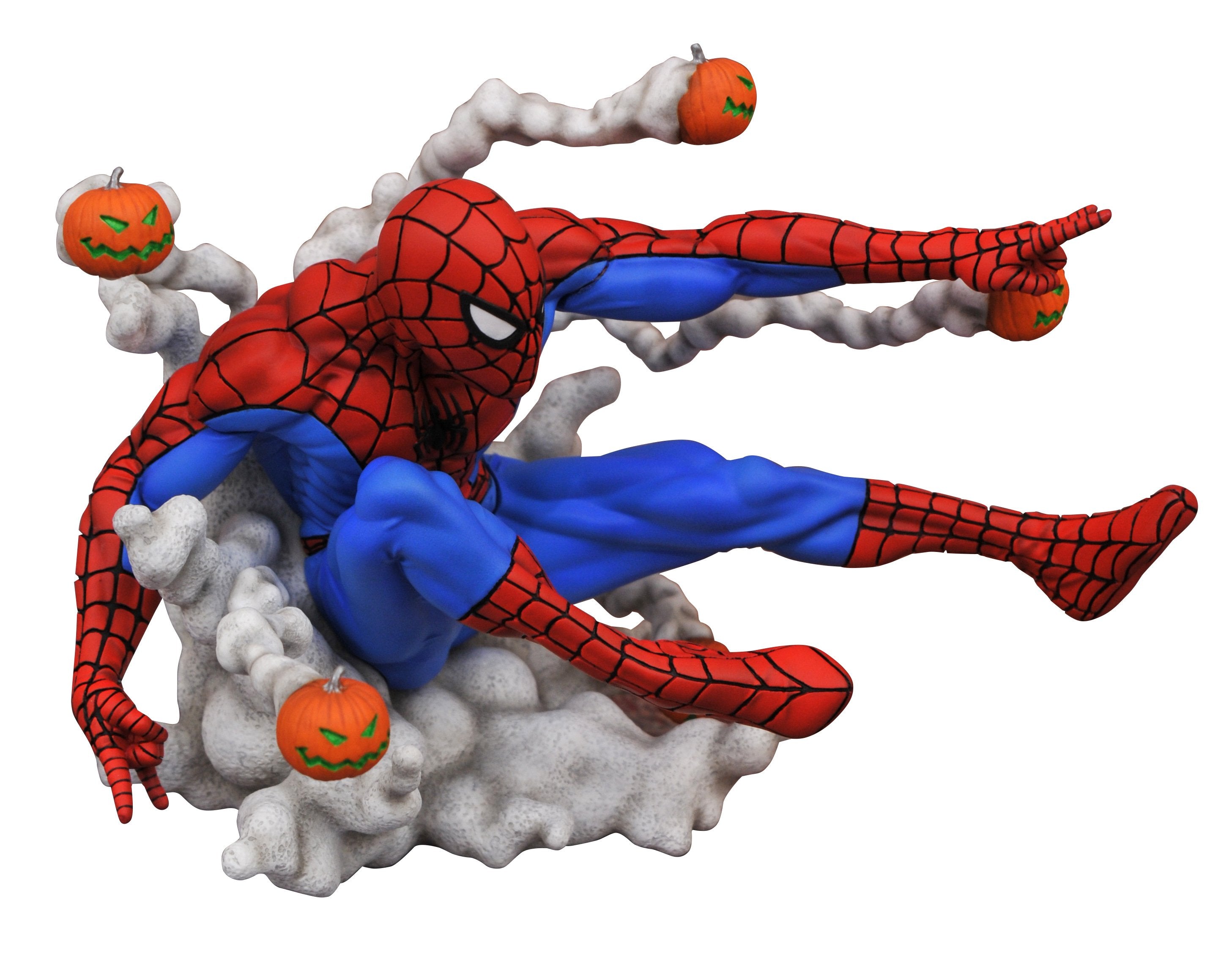 Marvel Spider-Man Pumpkin Bombs Pvc Wall-Mountable Diorama Figure