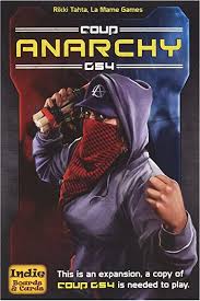 Coup Rebellion Card Game G54 Anarchy Expansion