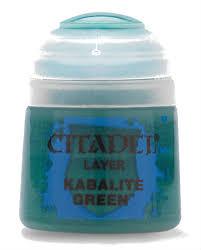 Warhammer Citadel Paint: LAYER Kabalite Green